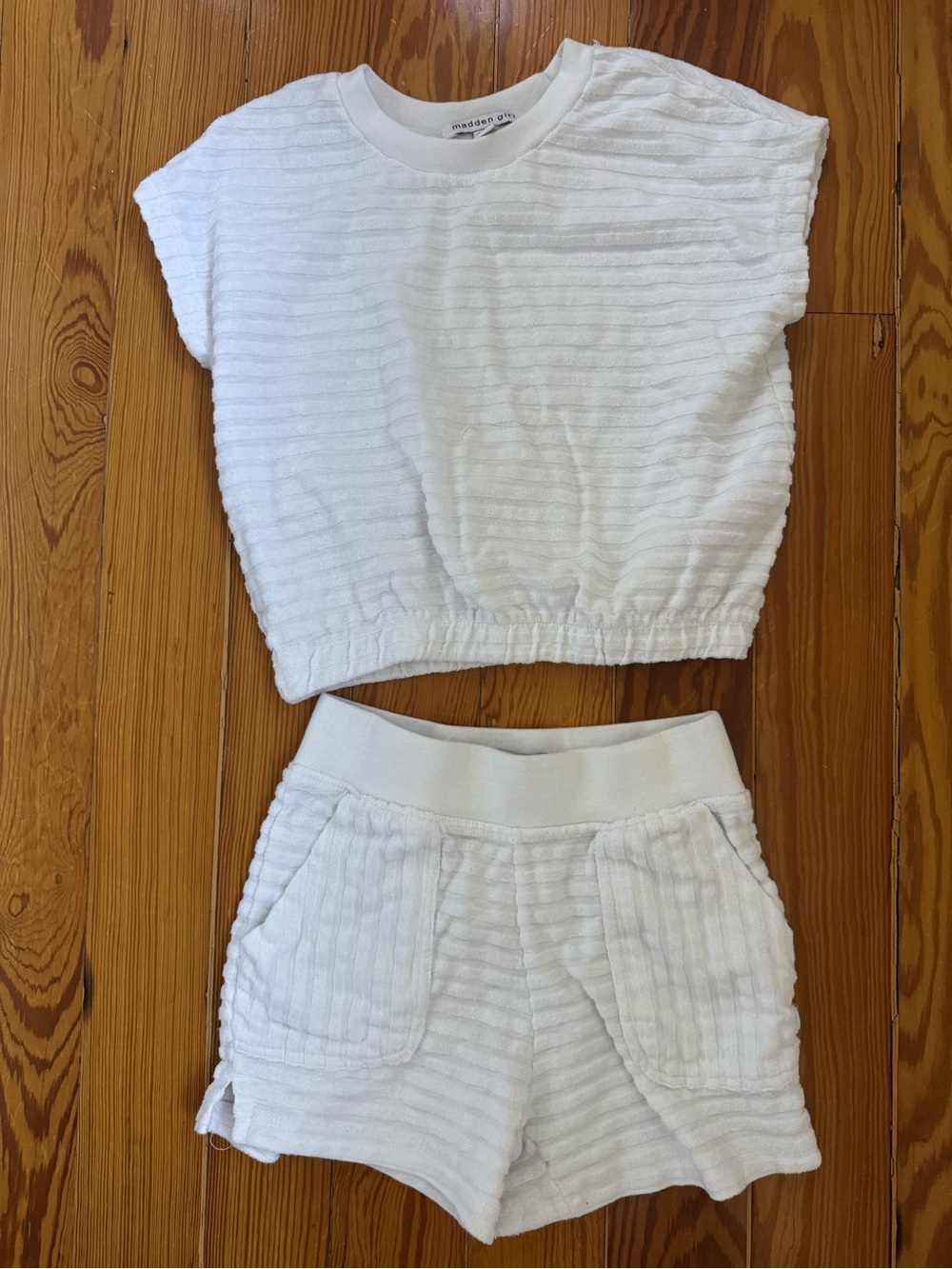 Madden Girl Terrycloth Matching Set